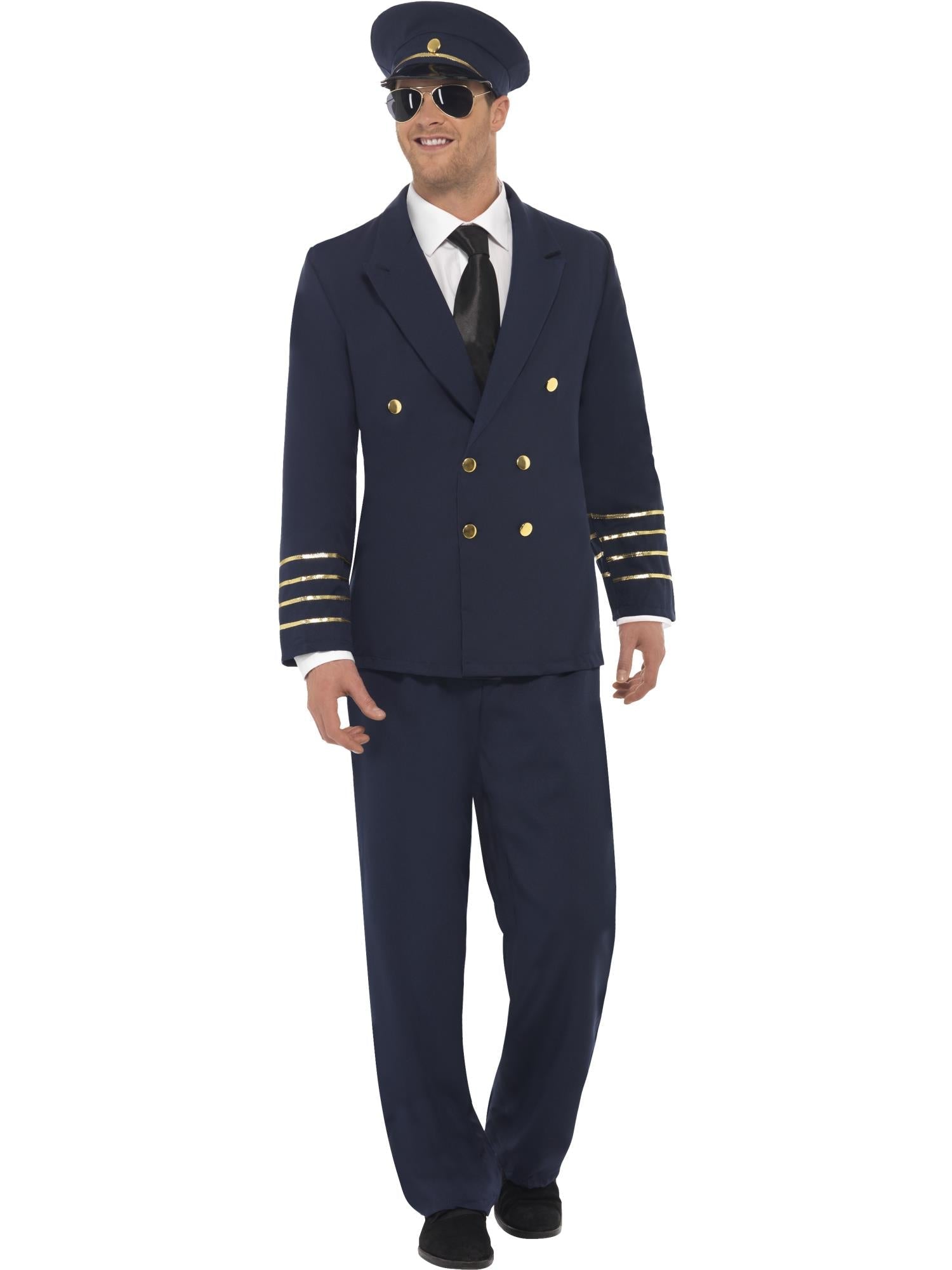Pilot Costume, Navy Blue