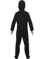 Ninja Assassin Costume, Black & Blue