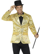 Sequin Jacket, Mens, Gold