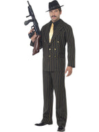 Gold Pinstripe Gangster Costume