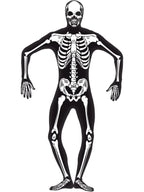 Skeleton Second Skin Costume, Black