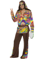 Psychedelic Hippie Man Costume