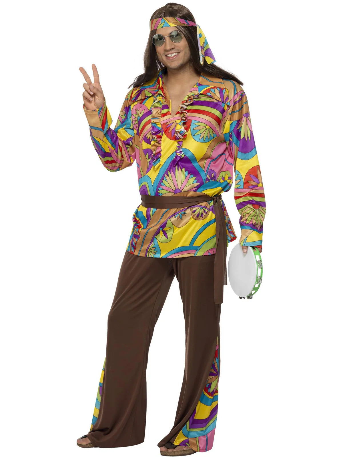 Psychedelic Hippie Man Costume
