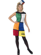 Rubik's Cube Costume, with Headband