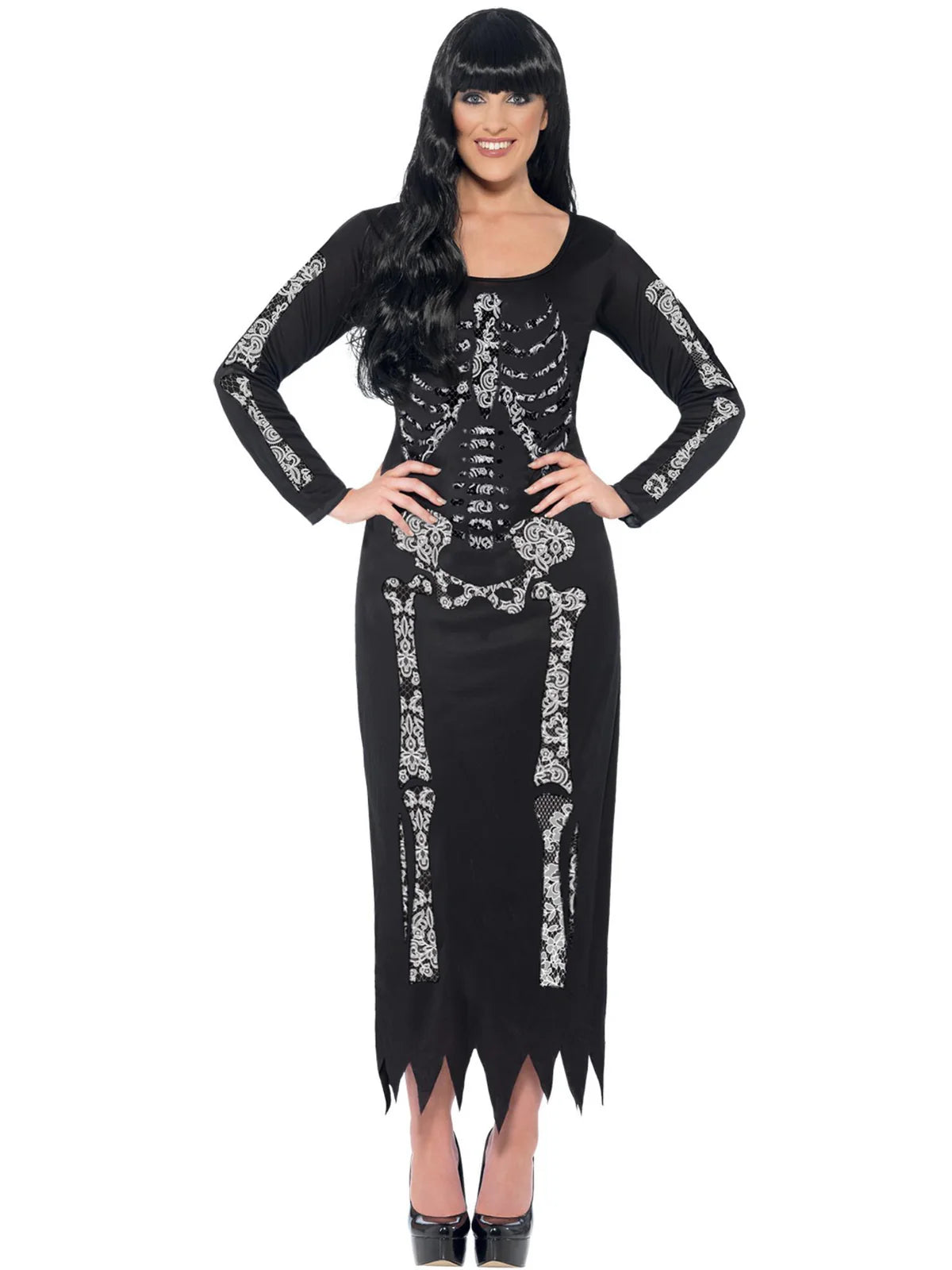 Skeleton Costume, with Tube Dress