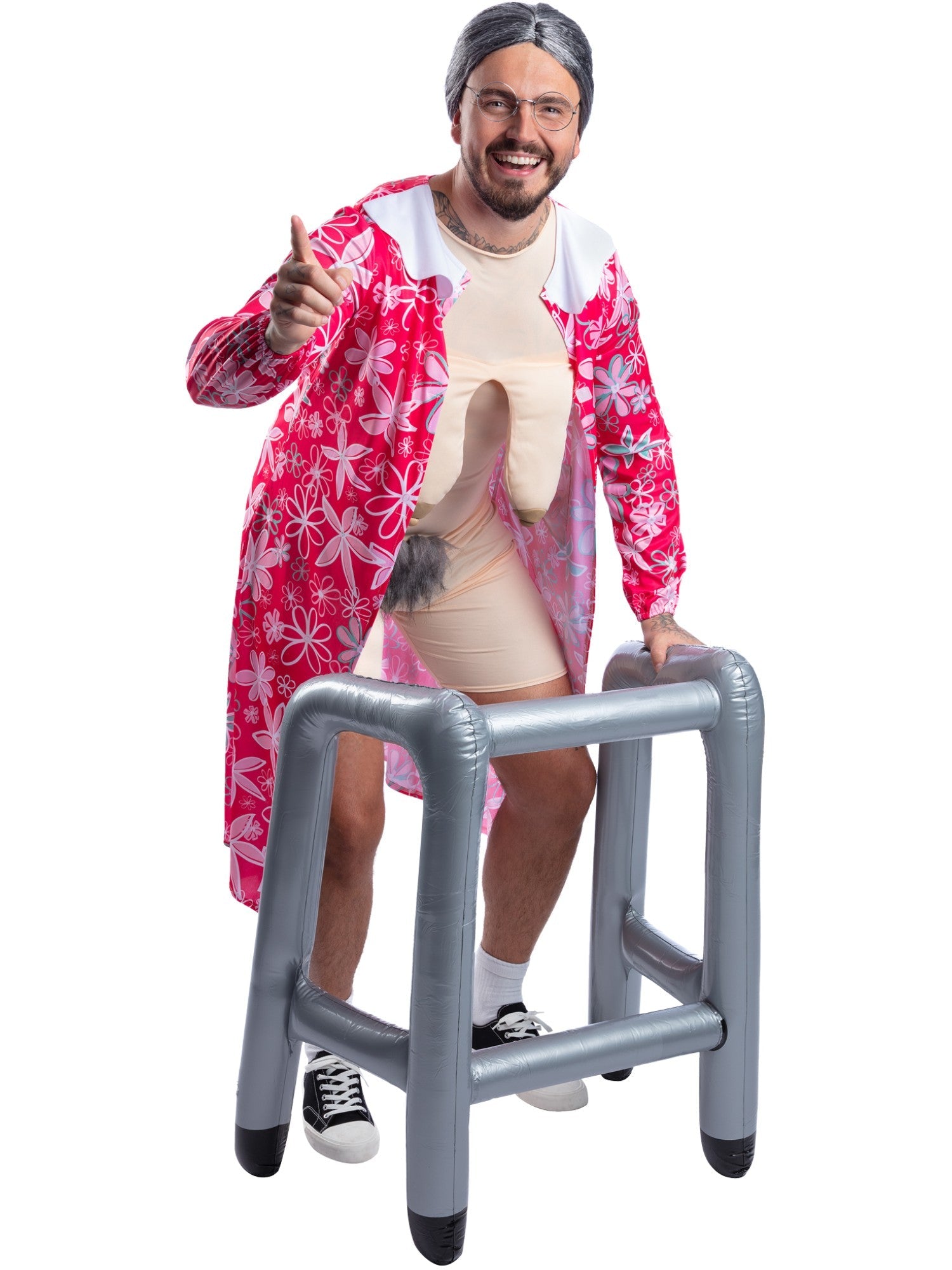 Gravity Granny Costume, Patterned