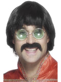 70s Mersey Wig & Tash