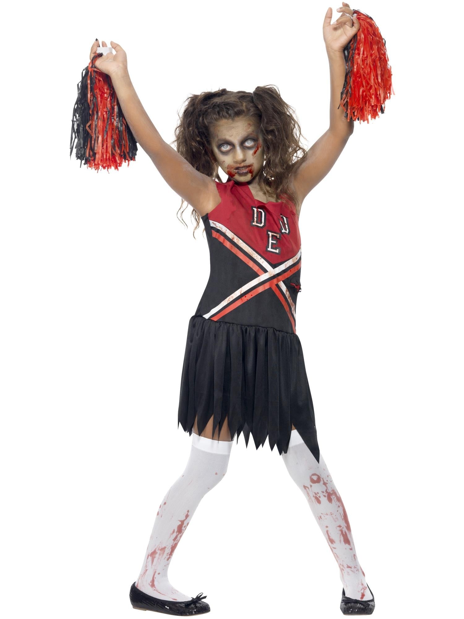 Zombie Cheerleader Child Girl's Costume