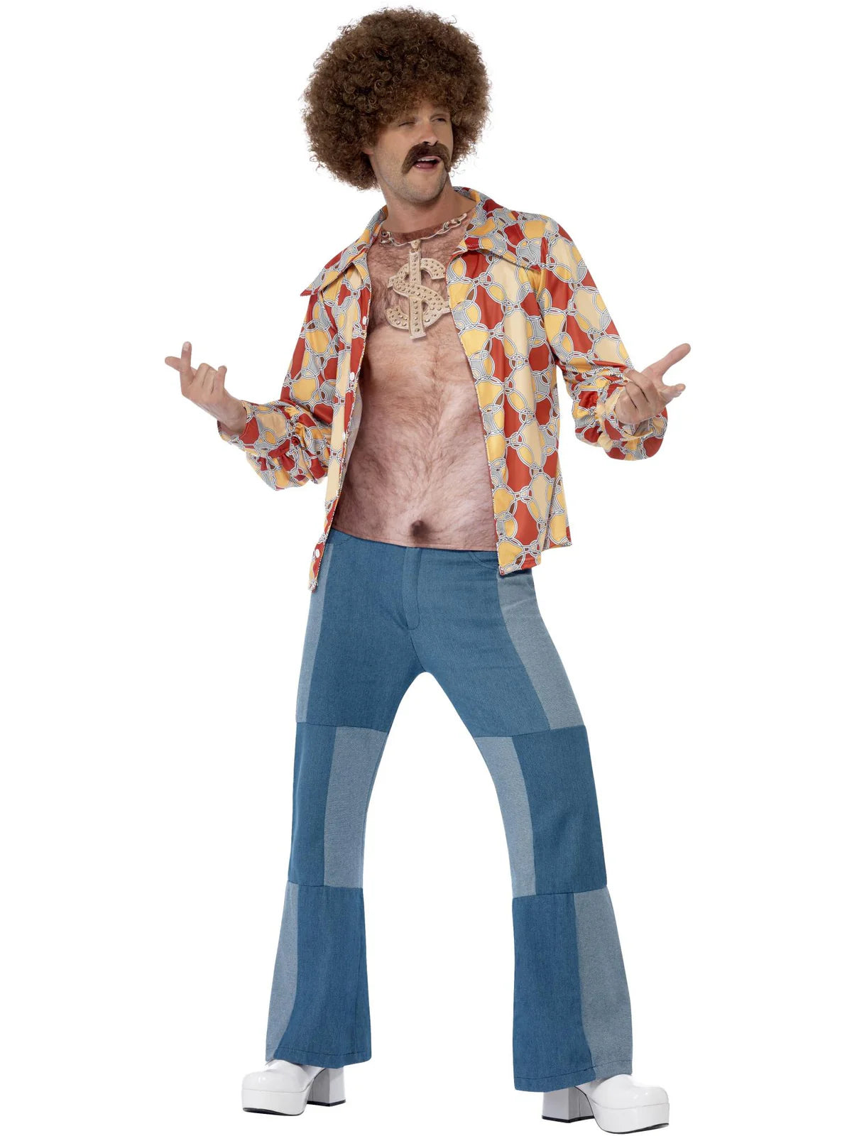 Realistic 70s Hairy Chest, Sleeveless Top