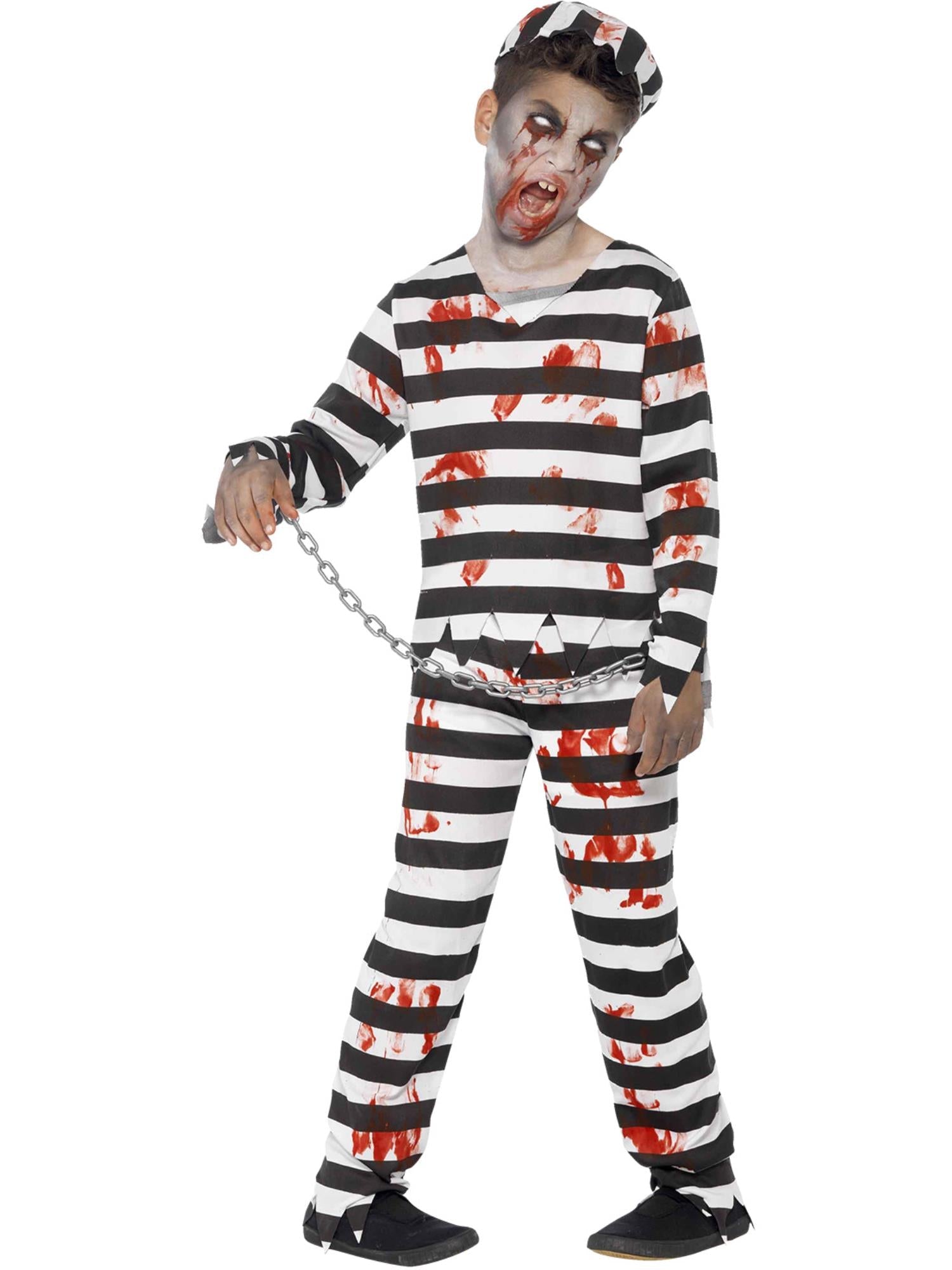 Zombie Convict Child Boy's Costume