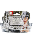 Flapper Headband, Silver