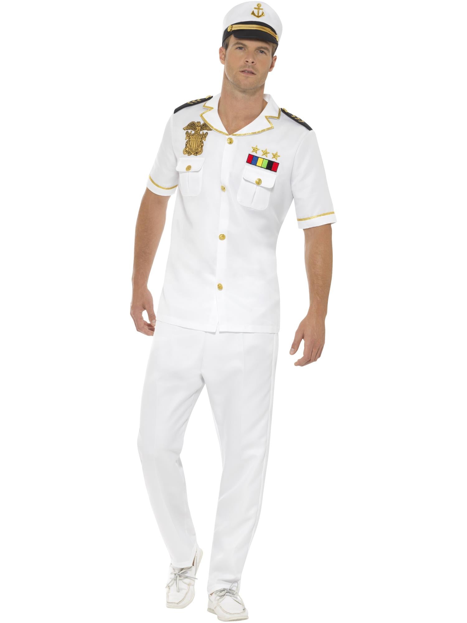 Deluxe Captain Costume, Short Sleeve