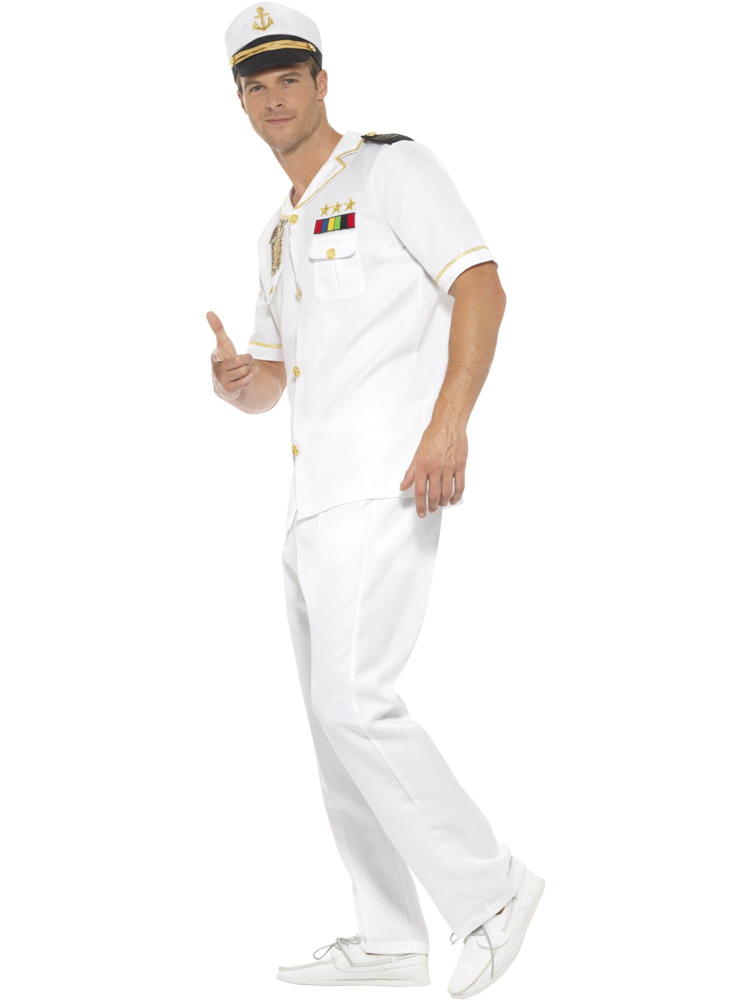 Deluxe Captain Costume, Short Sleeve