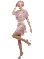 20s Vintage Pink Flapper Costume