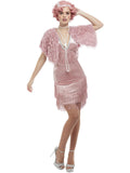 20s Vintage Pink Flapper Costume