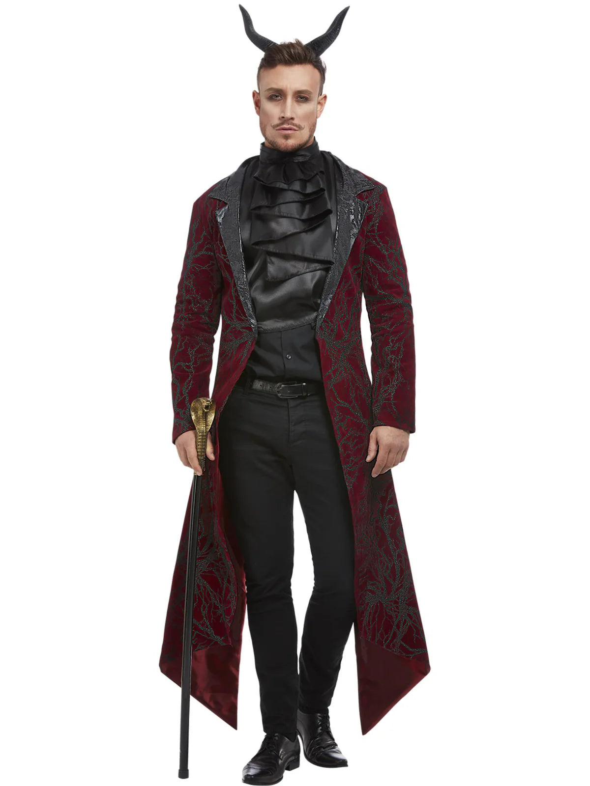 Mens Deluxe Devil Costume, Red