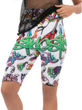 90s Unisex Graffiti Cycling Shorts