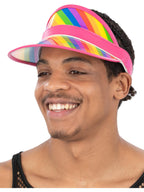 Transparent Visor, with Rainbow