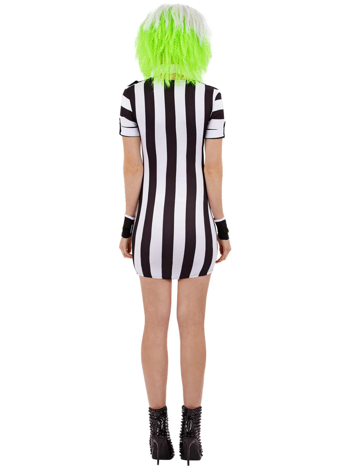 Beetlejuice Womens Shirt Dress Costume