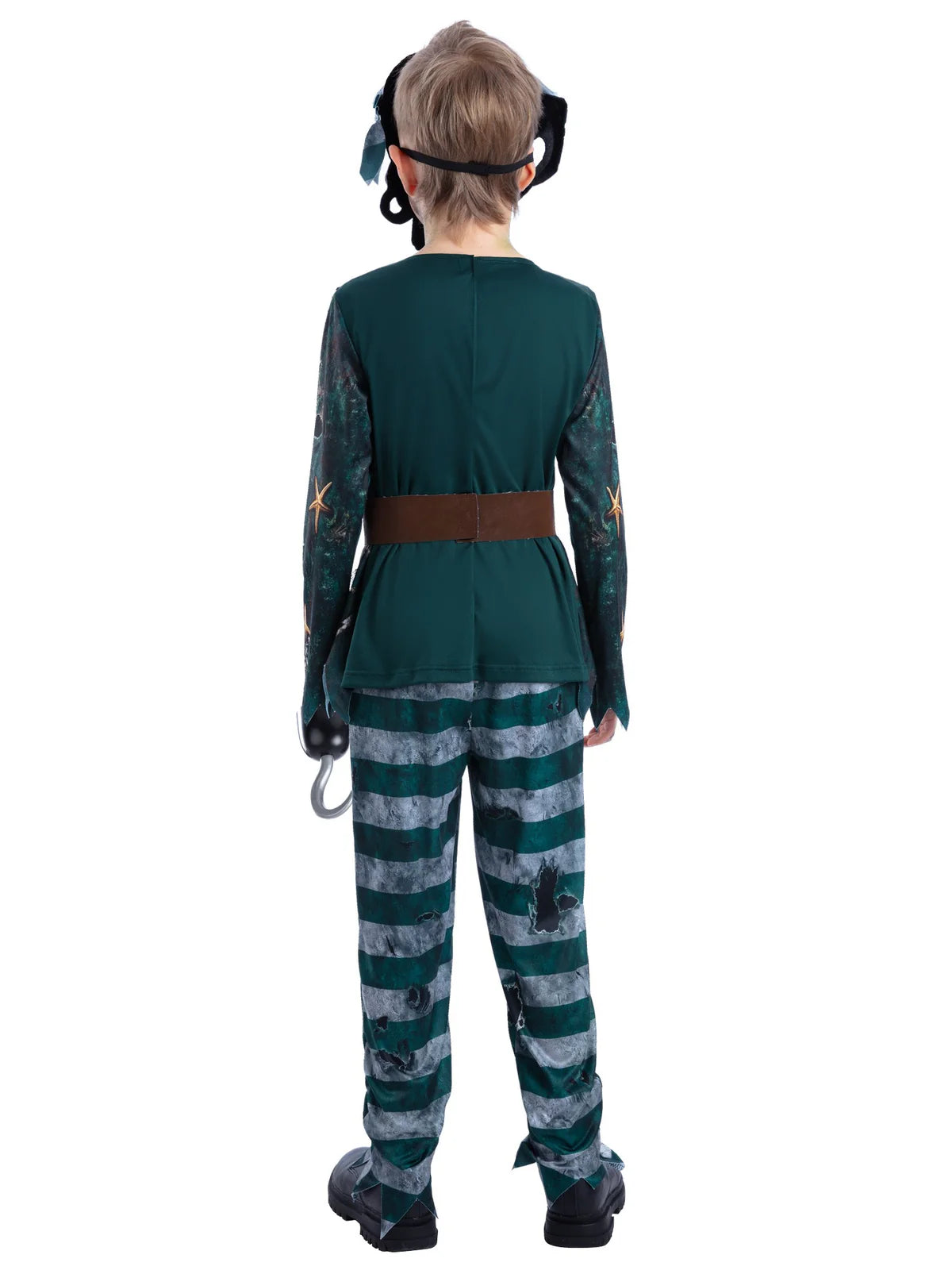 Skeleton Pirate Kids Deck Hand Costume