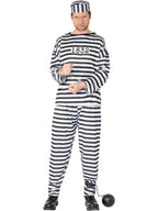 Convict Costume, Black & White