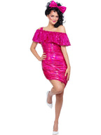 80s Sparkle Cocktail Dress Costume