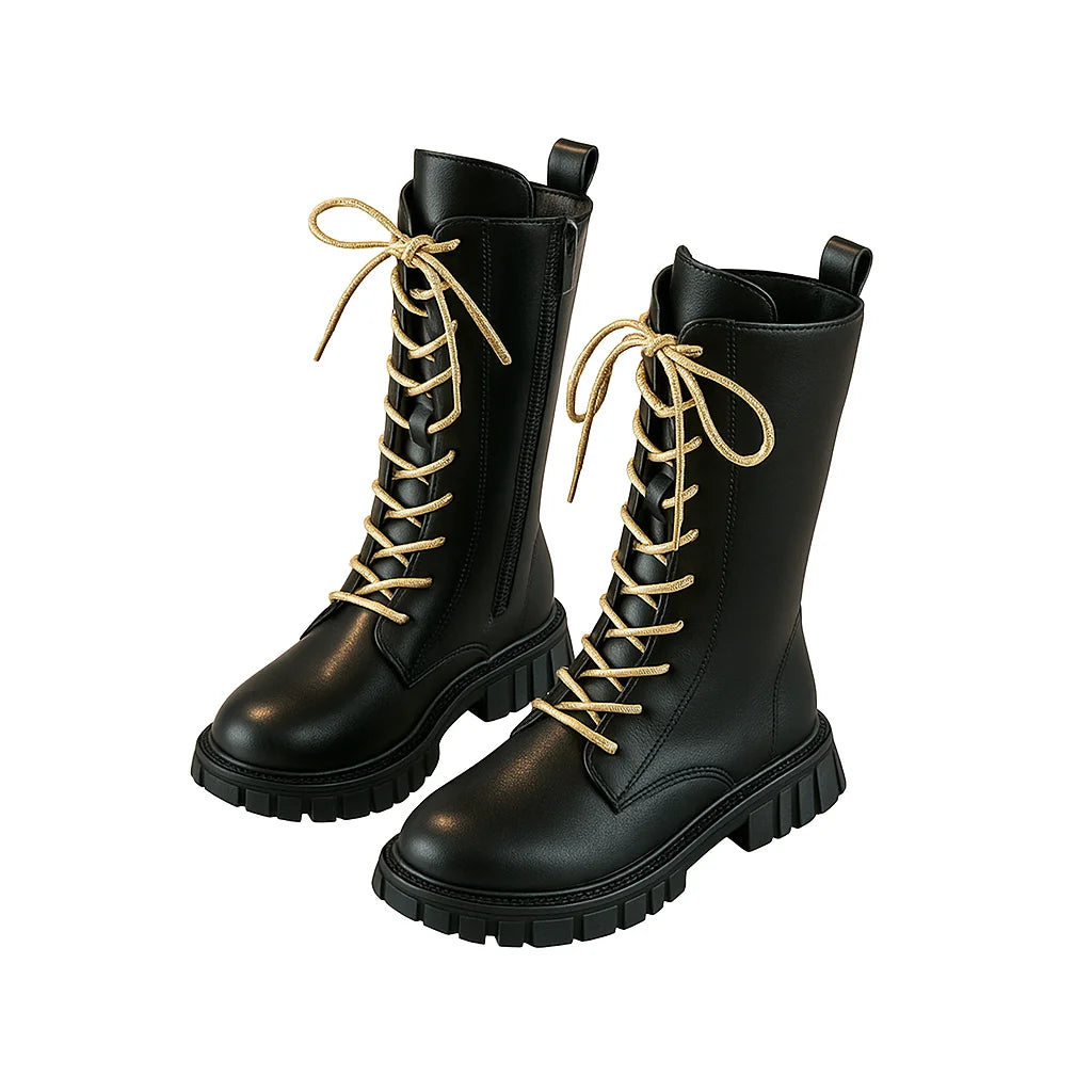 Girls White Long Boots for Cosplay Halloween & Dress Up