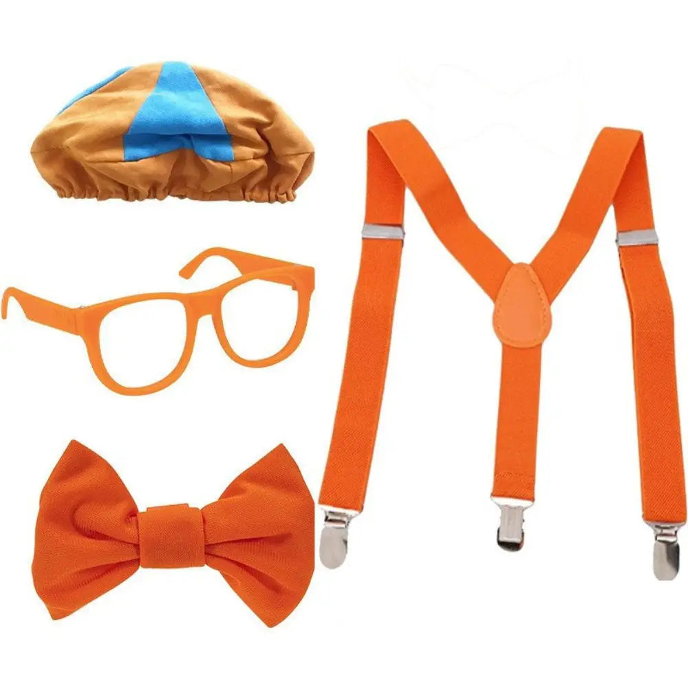 Train Engineer Costume Set with Hat Bow Tie and Straps