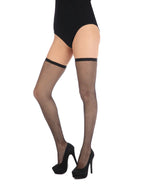Classic Black Fishnet Stockings