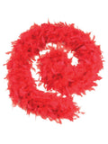 Crimson Luxe Feather Boa