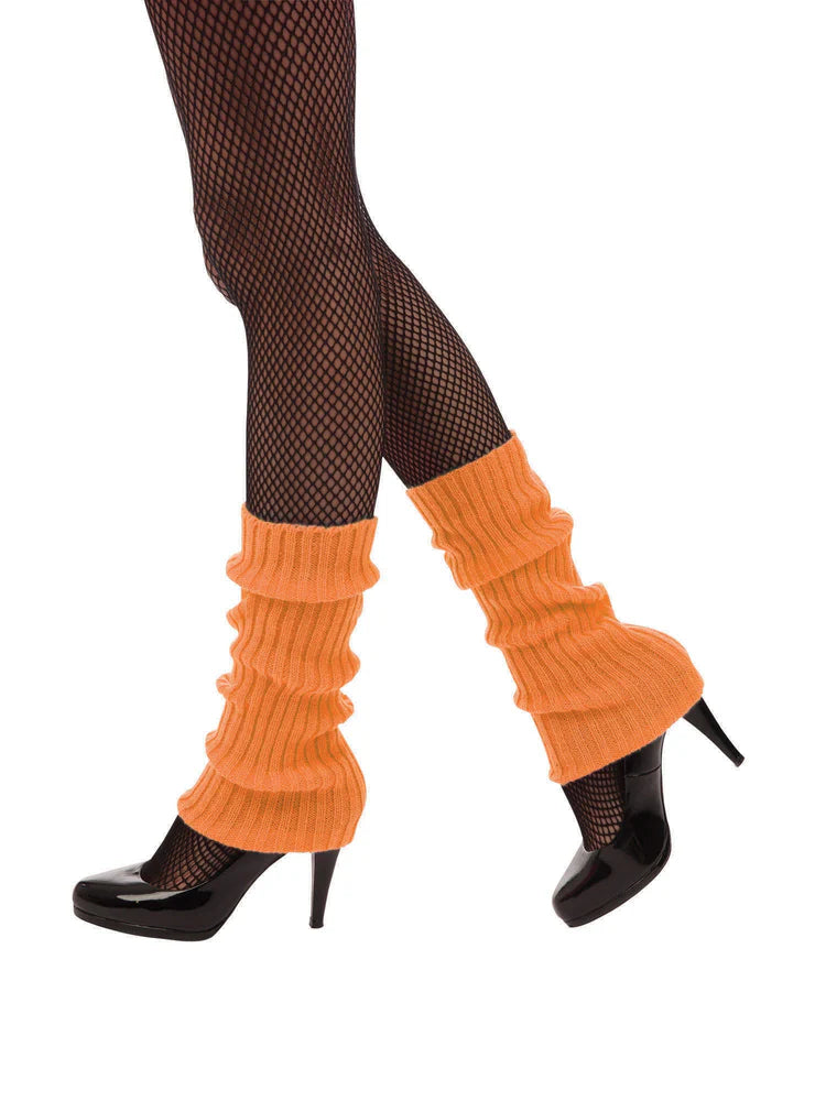Neon Orange Leg Warmers