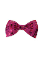 Pink Sequin Luxe Bow Tie