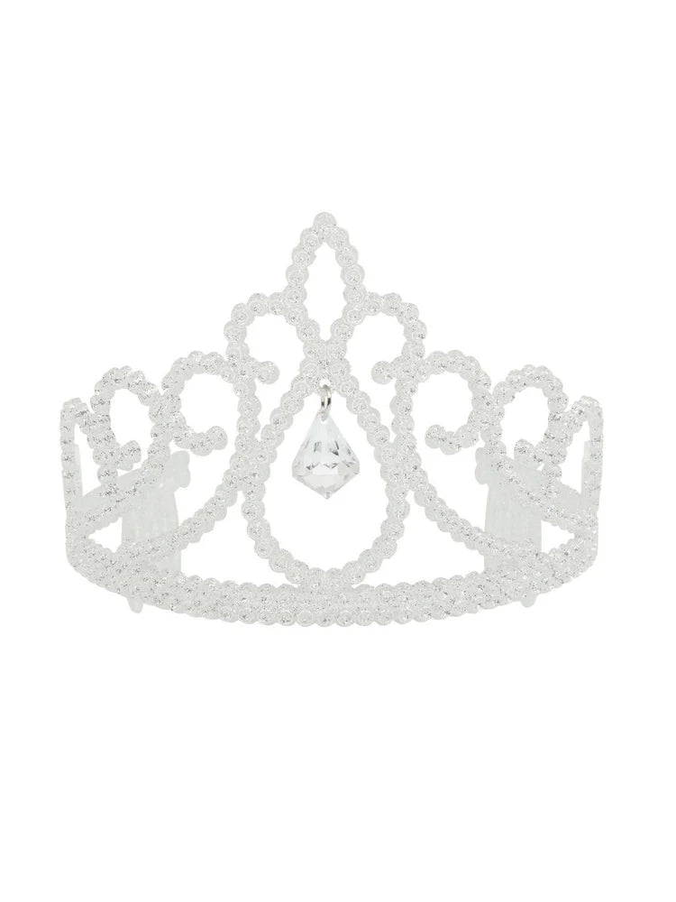 Tiara White Glitter And Diamond Pendant