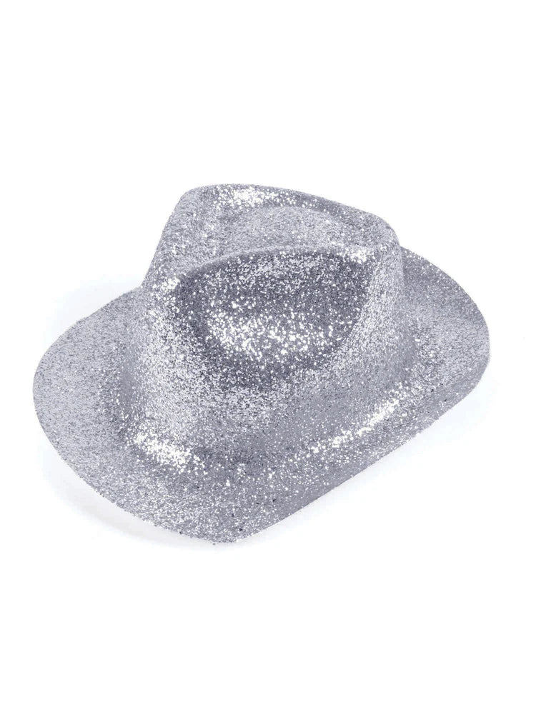Silver Stardust Glitter Trilby
