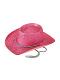 Pink Starlight Glitter Cowboy Hat
