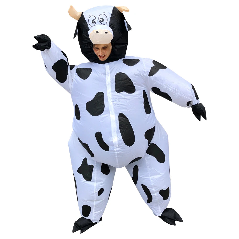 Adult Inflatable Cow Costume for Halloween & Christmas