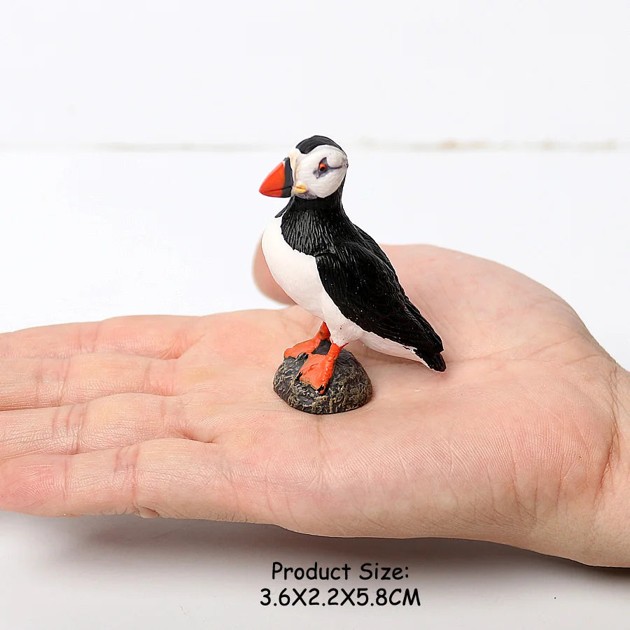 Wild Birds Animals Turkey Macaw Owl Eagles Ostrich Pelican Figurines Toy Animal Action Figure  Learning Education Birds Gifts