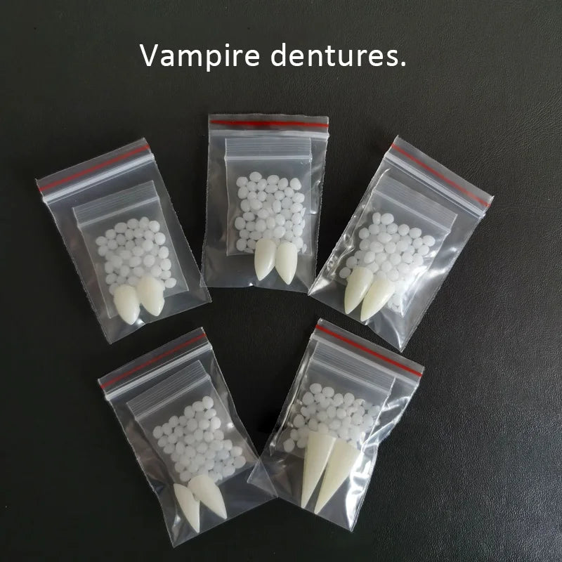 Vampire Fangs Costume Prop for Halloween Cosplay Parties