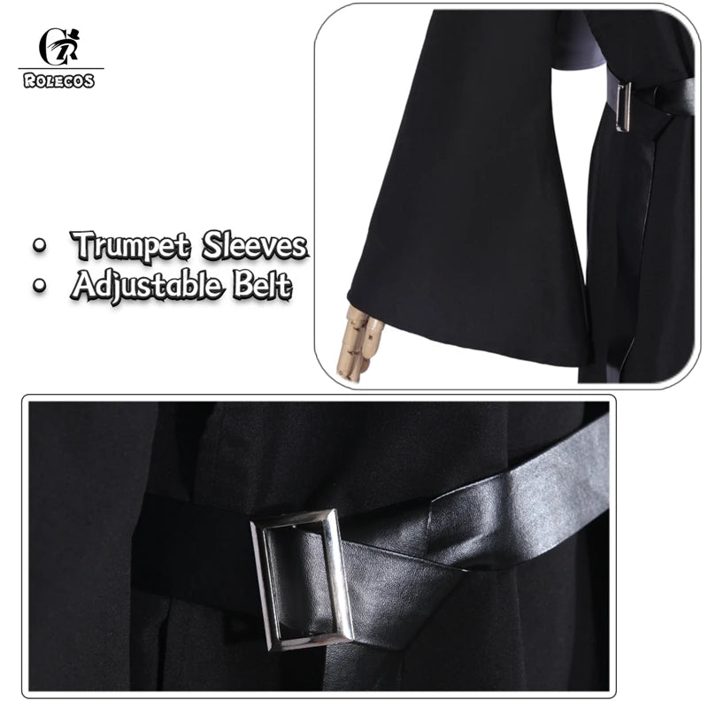 Women’s Gothic Nun Horror Costume Black Halloween Outfit