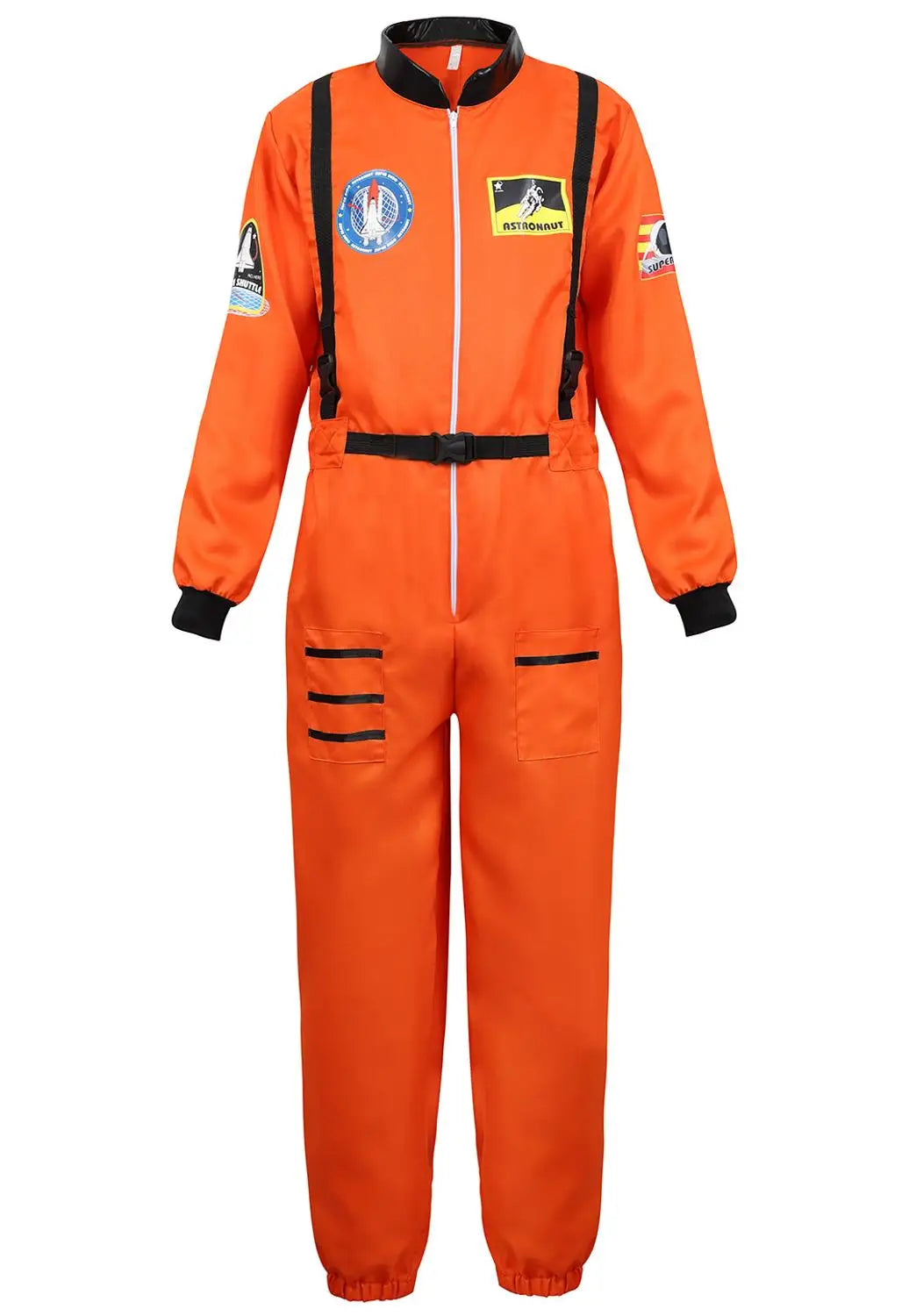 Adult Astronaut Costume Silver Space Suit for Parties