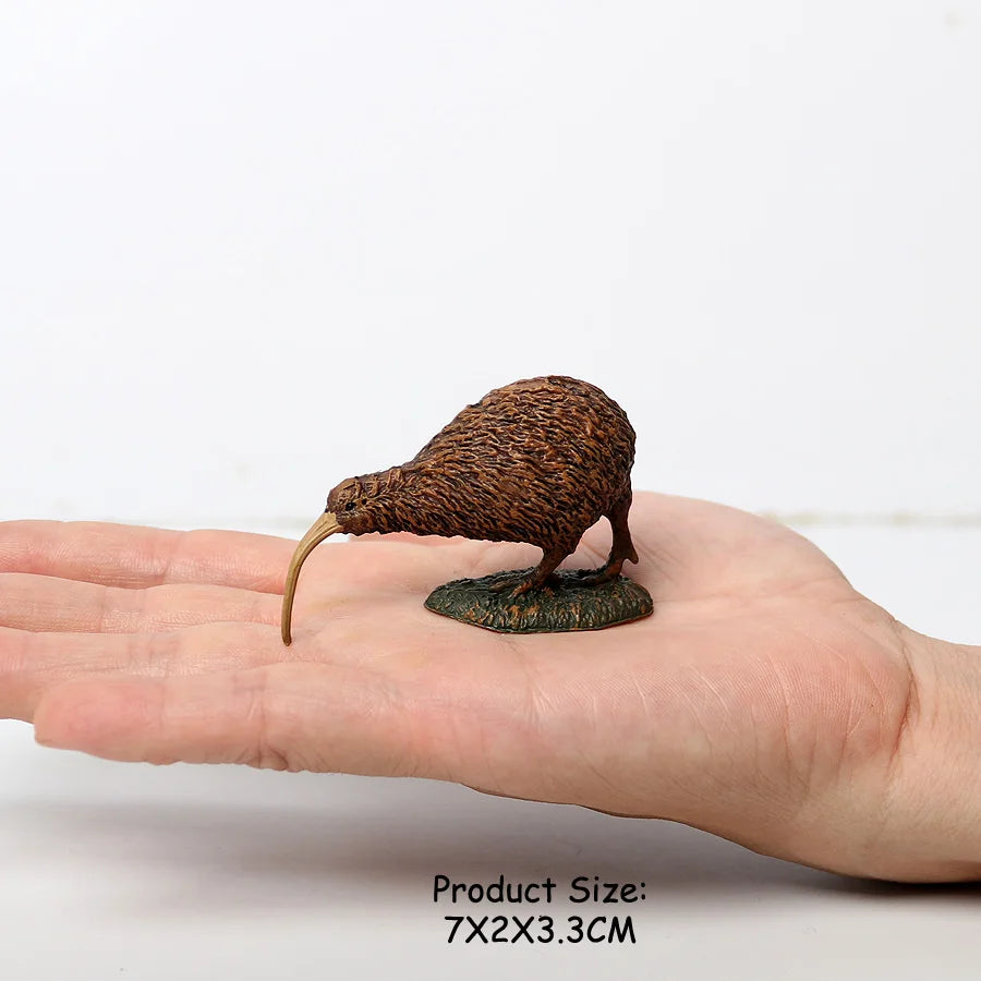 Wild Birds Animals Turkey Macaw Owl Eagles Ostrich Pelican Figurines Toy Animal Action Figure  Learning Education Birds Gifts