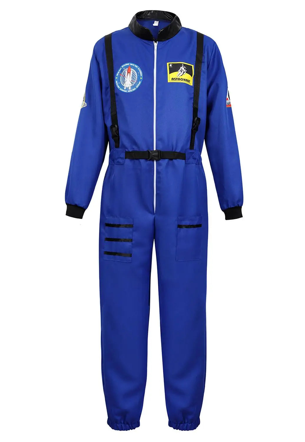 Adult Astronaut Costume Silver Space Suit for Parties
