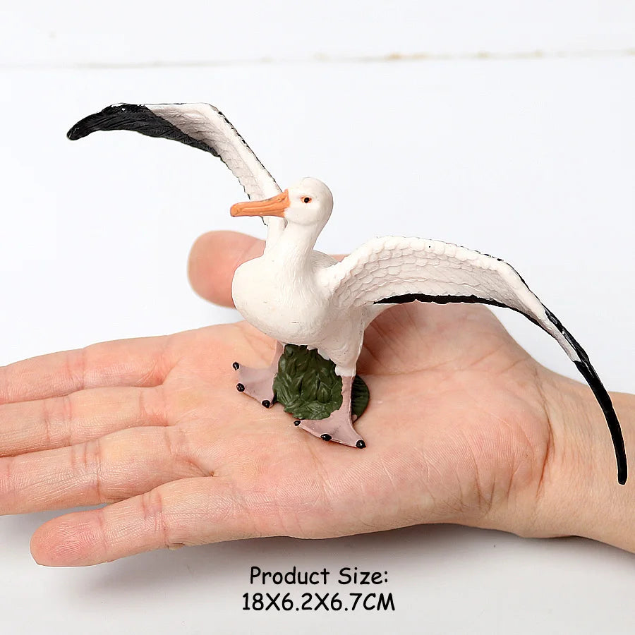 Wild Birds Animals Turkey Macaw Owl Eagles Ostrich Pelican Figurines Toy Animal Action Figure  Learning Education Birds Gifts