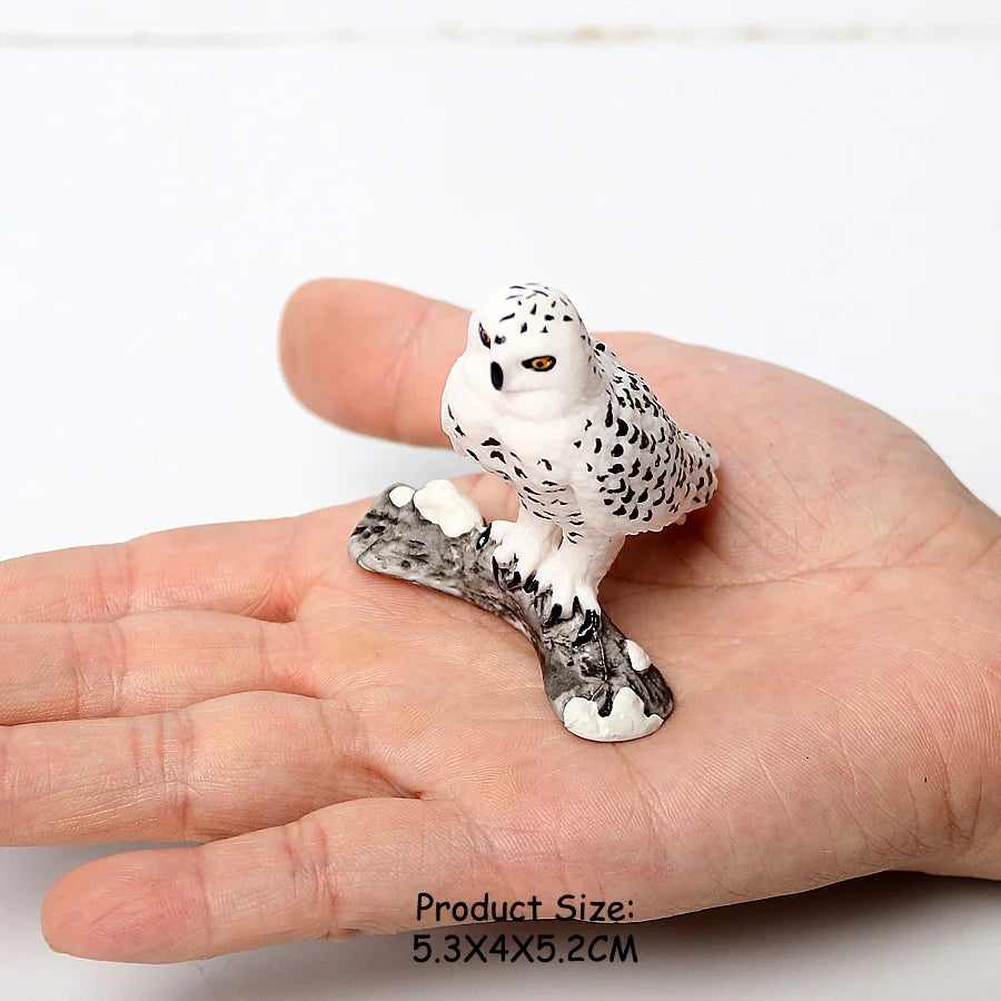 Wild Birds Animals Turkey Macaw Owl Eagles Ostrich Pelican Figurines Toy Animal Action Figure  Learning Education Birds Gifts