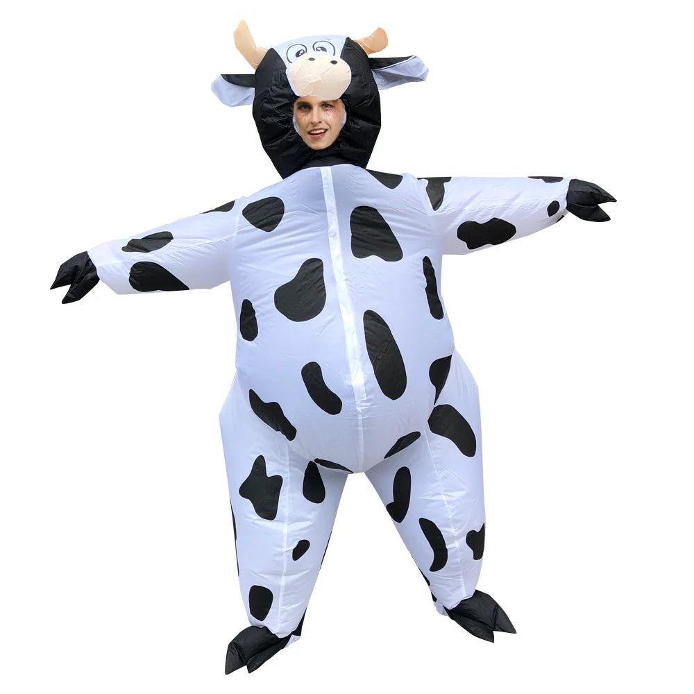 Adult Inflatable Cow Costume for Halloween & Christmas