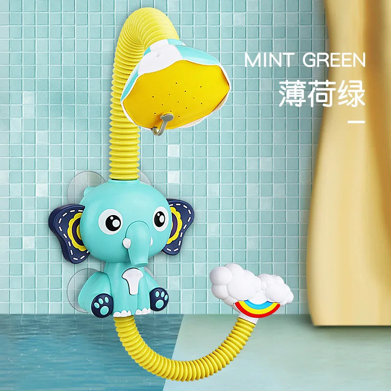 New Baby Bath Kids Toys Rainbow Shower Pipeline Yellow Ducks Slide Tracks Bathroom Educational Water Game Toy for Children Gifts