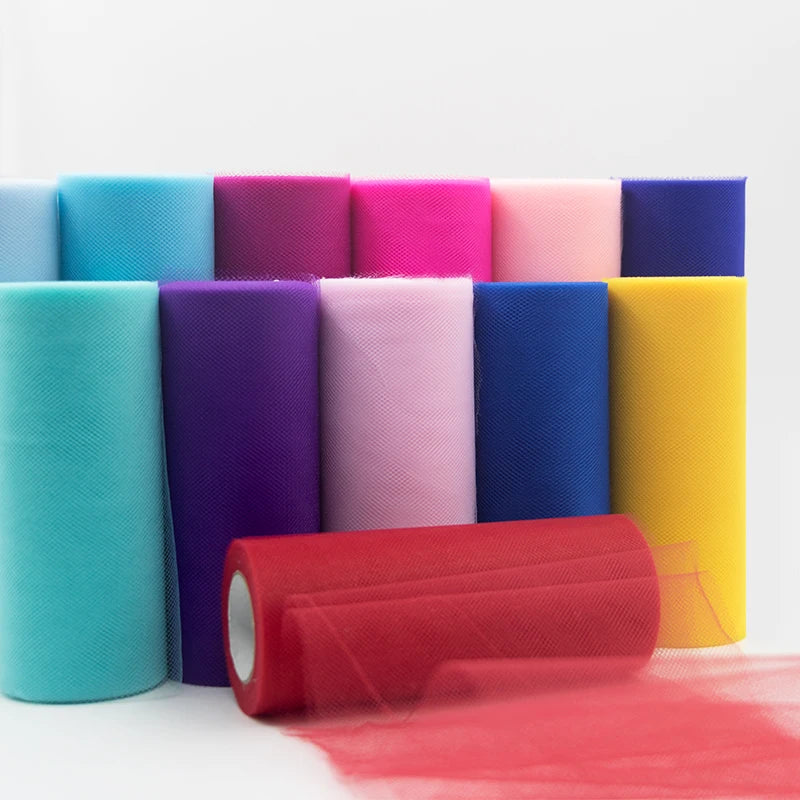 25 Yard Tulle Roll 15cm Organza Fabric for Party Decorations