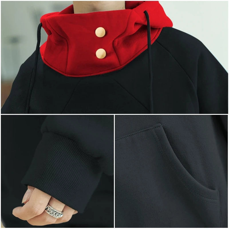 Adult Unisex Anime-Inspired Hoodie Cosplay Set with Pants