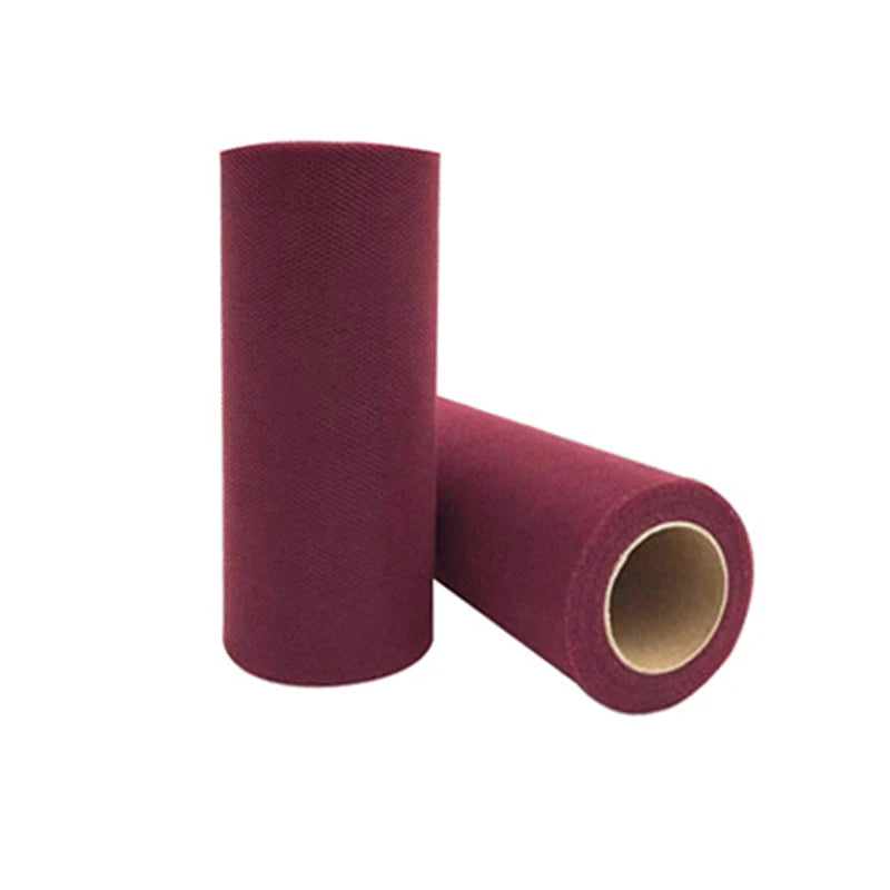 25 Yard Tulle Roll 15cm Organza Fabric for Party Decorations