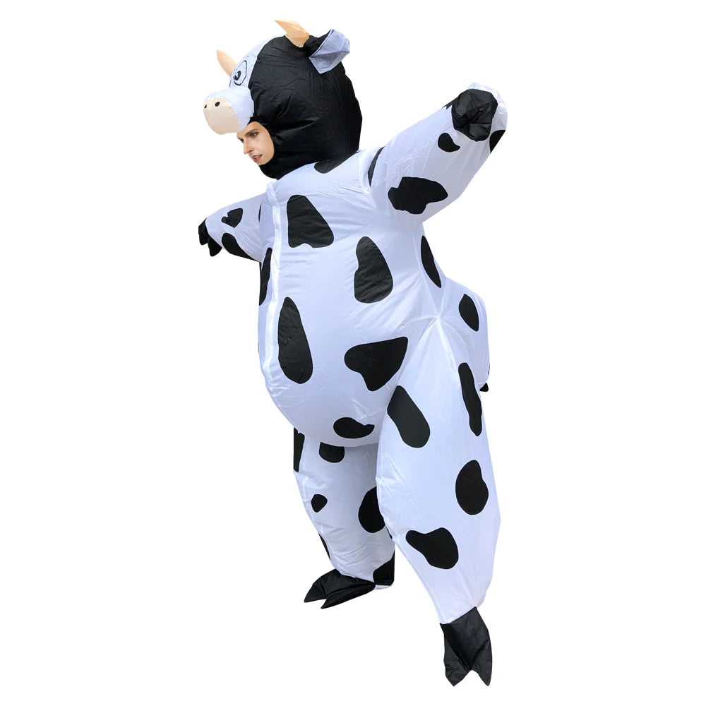 Adult Inflatable Cow Costume for Halloween & Christmas